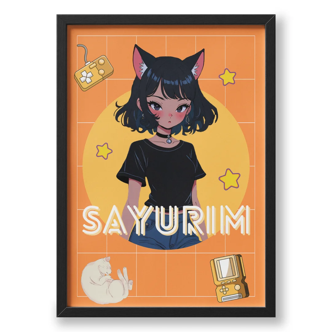 Quadro A3 personalizado de sayurim_