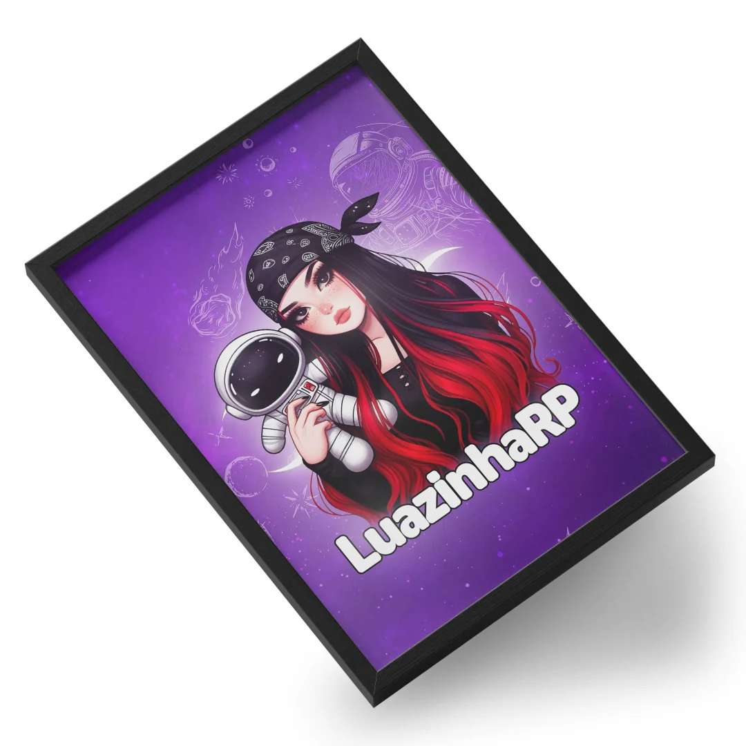 Quadro A3 personalizado de Luazinharp