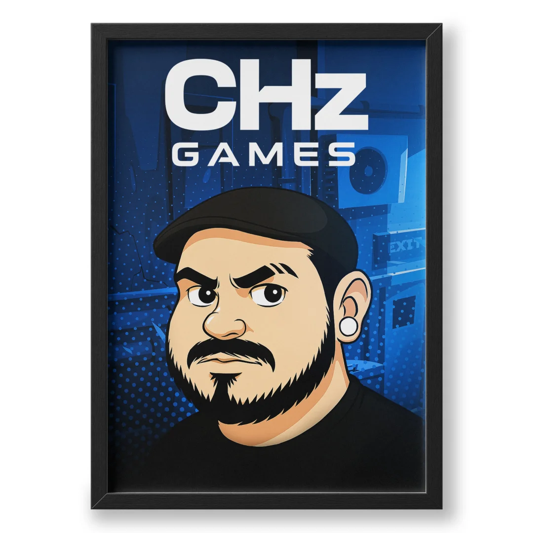 Quadro A3 personalizado de CHz Games