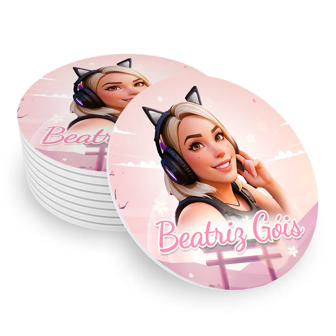 Porta-copos personalizado de Beatriz Góis