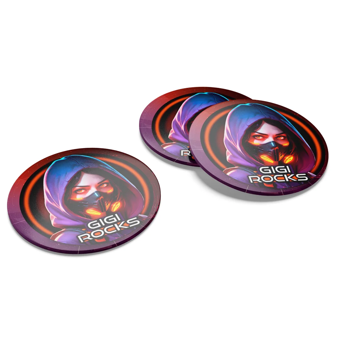 Porta-copos personalizado de Gigi Rocks