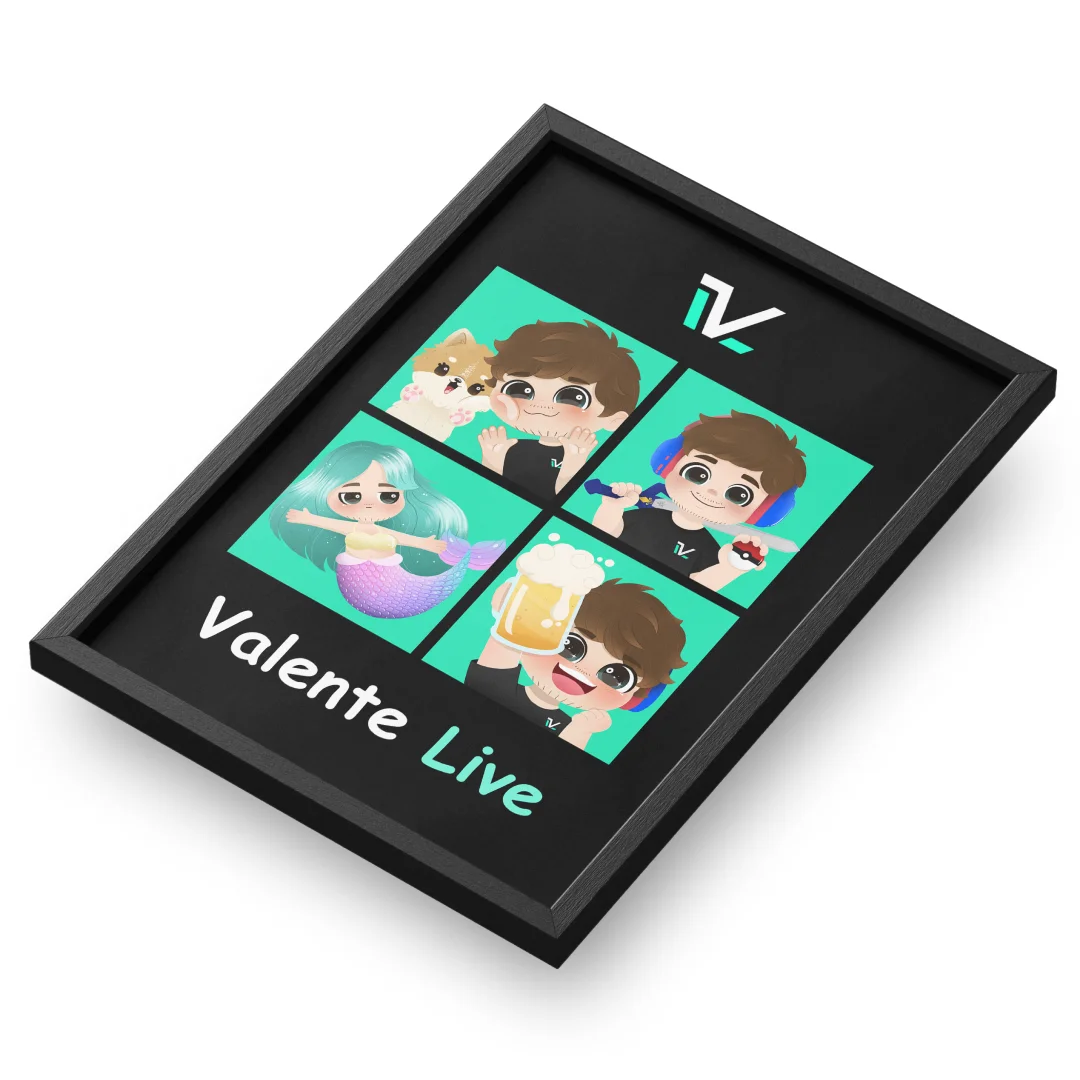 Quadro A3 personalizado de ValenteLive