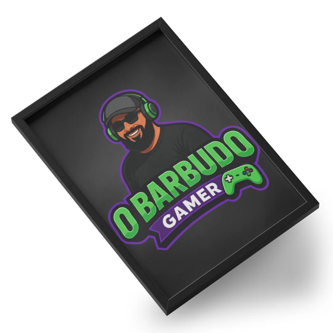 Quadro A3 personalizado de obarbudogamer