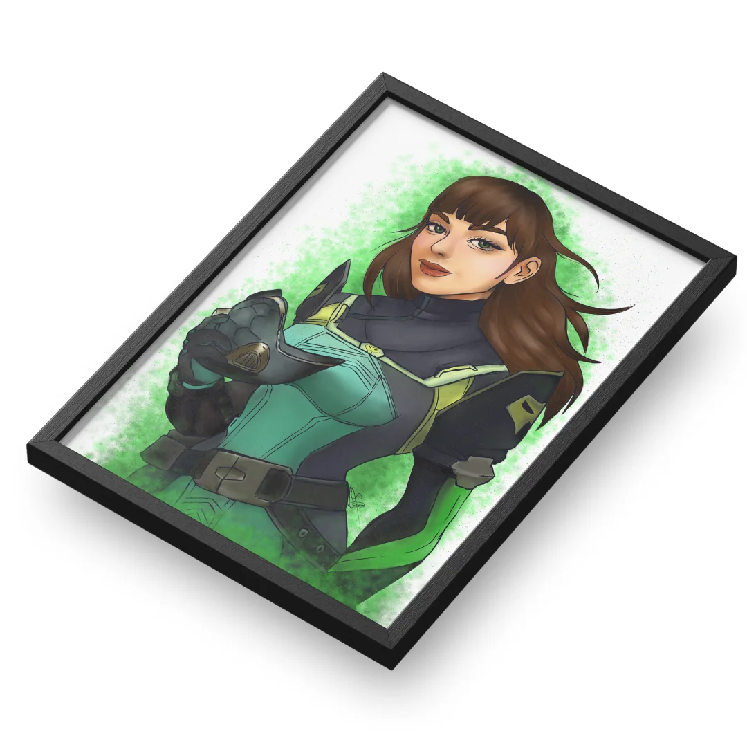 Quadro A3 personalizado de Sally