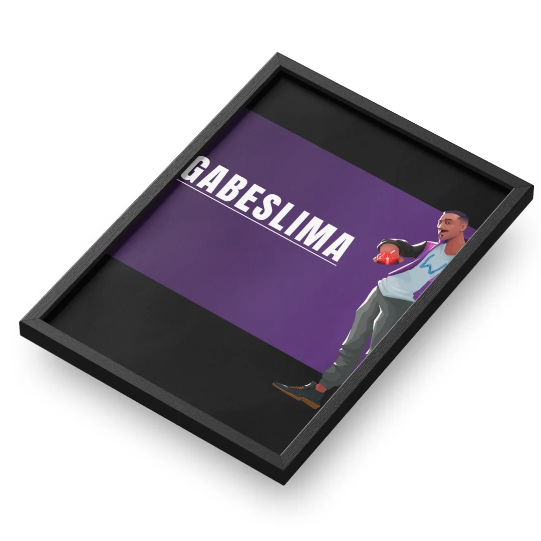 Quadro A3 personalizado de Gabes Lima
