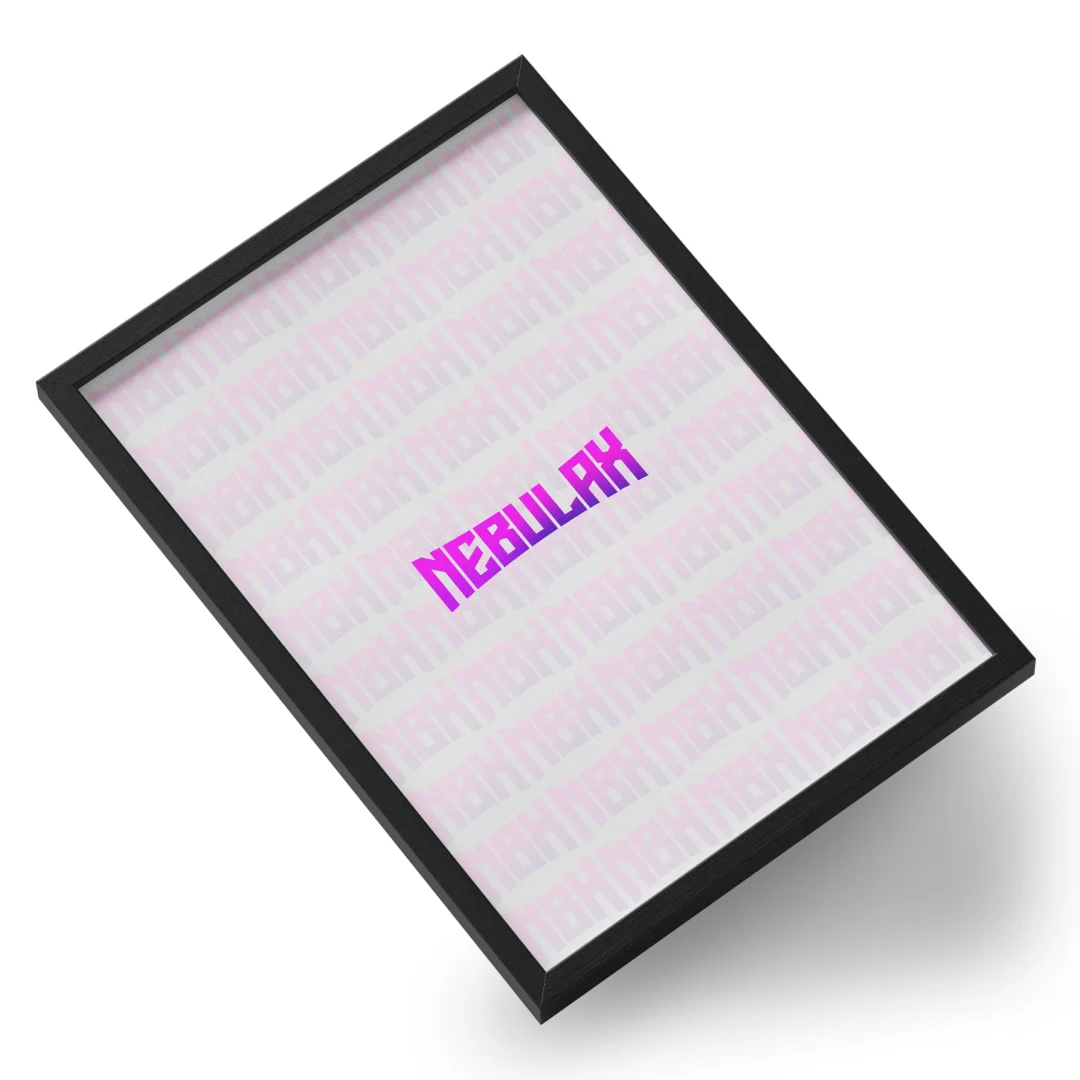 Quadro A3 personalizado de Loja da NebulaX