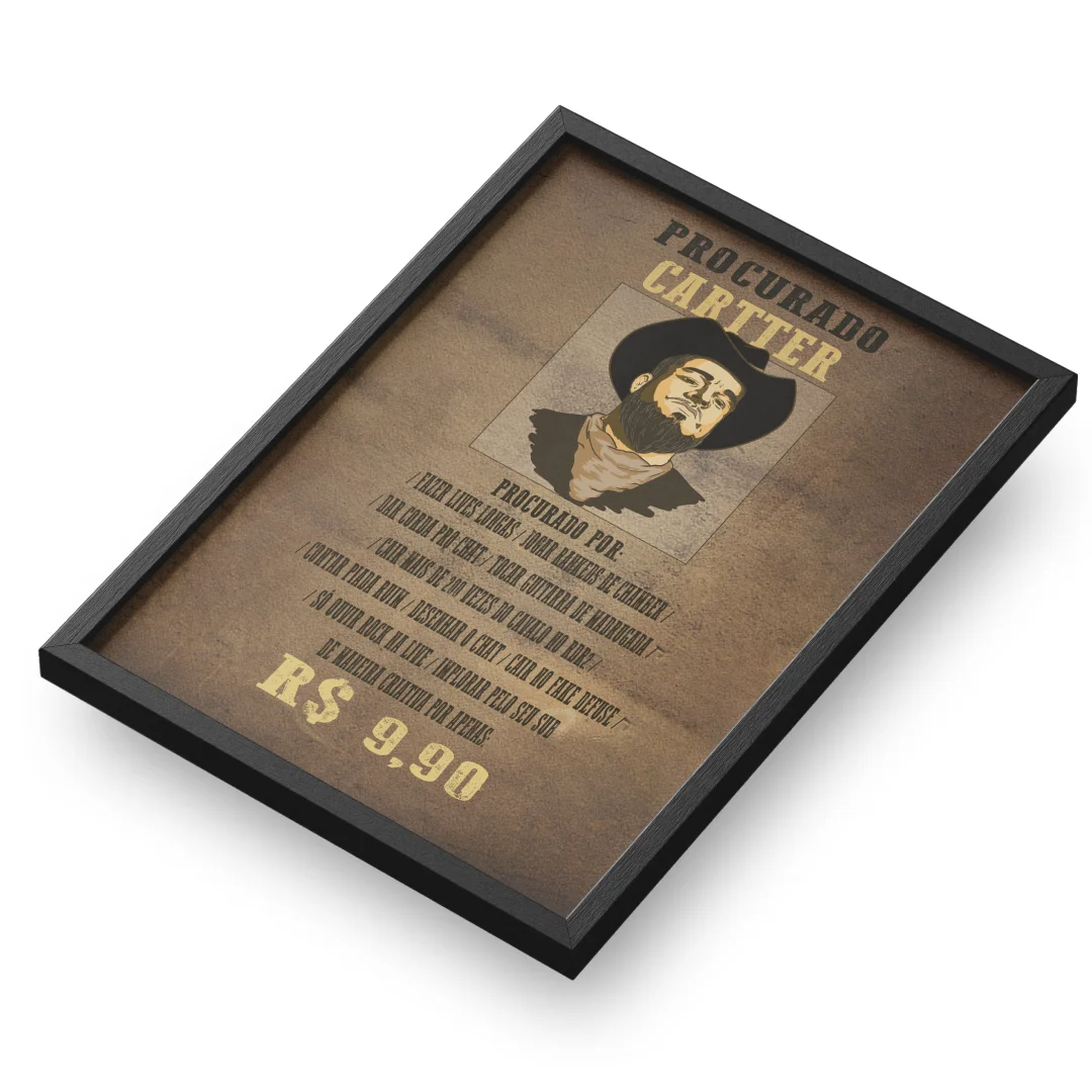 Quadro A3 personalizado de Cartter