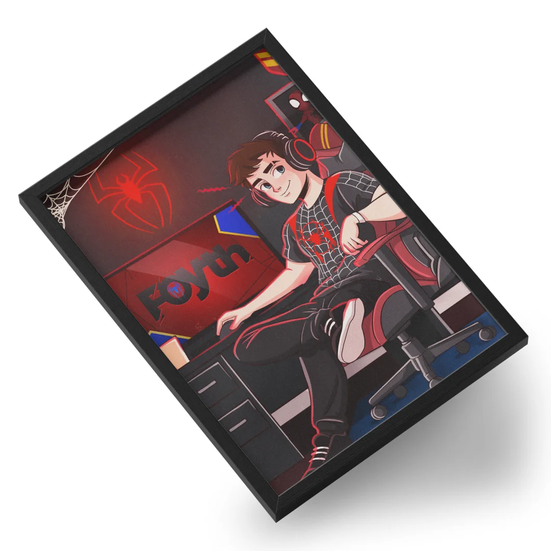 Quadro A3 personalizado de Foyth Tv