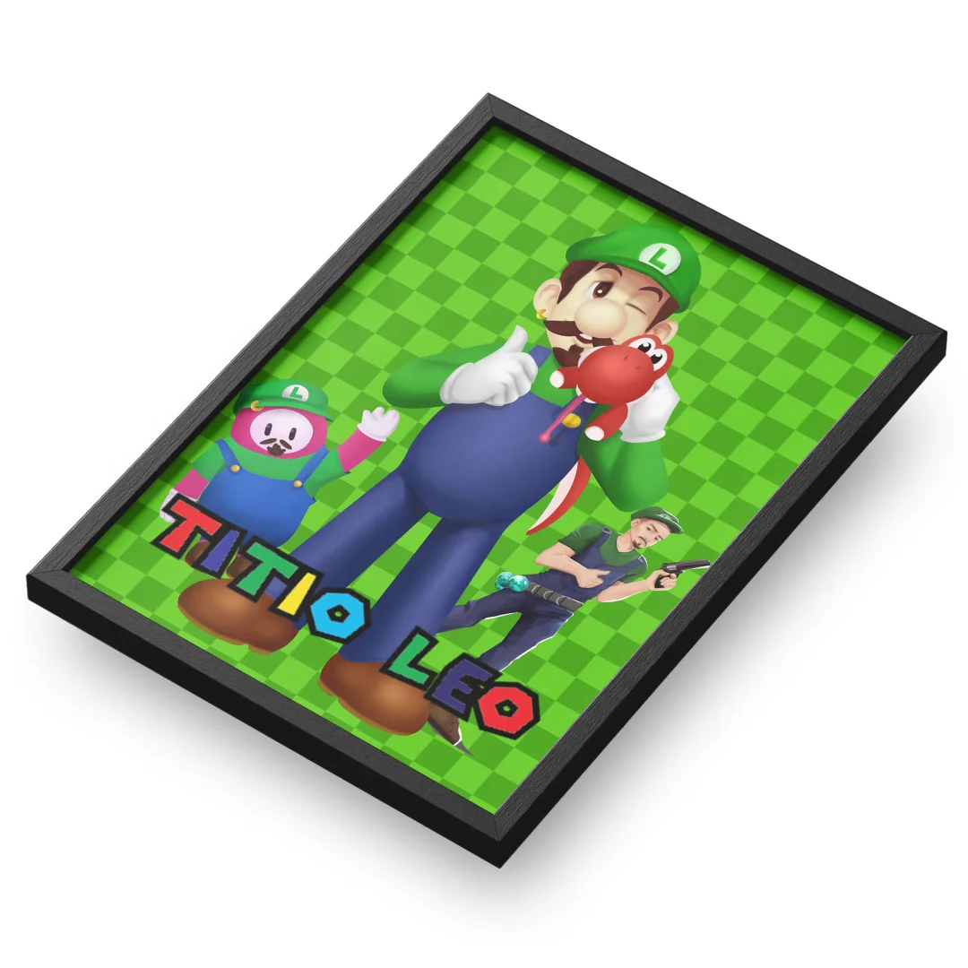 Quadro A3 personalizado de Titio Leo