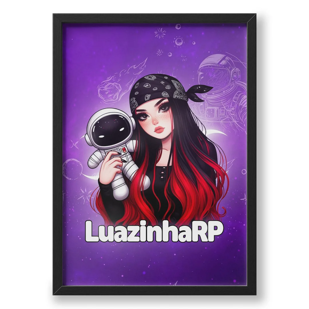 Quadro A3 personalizado de Luazinharp