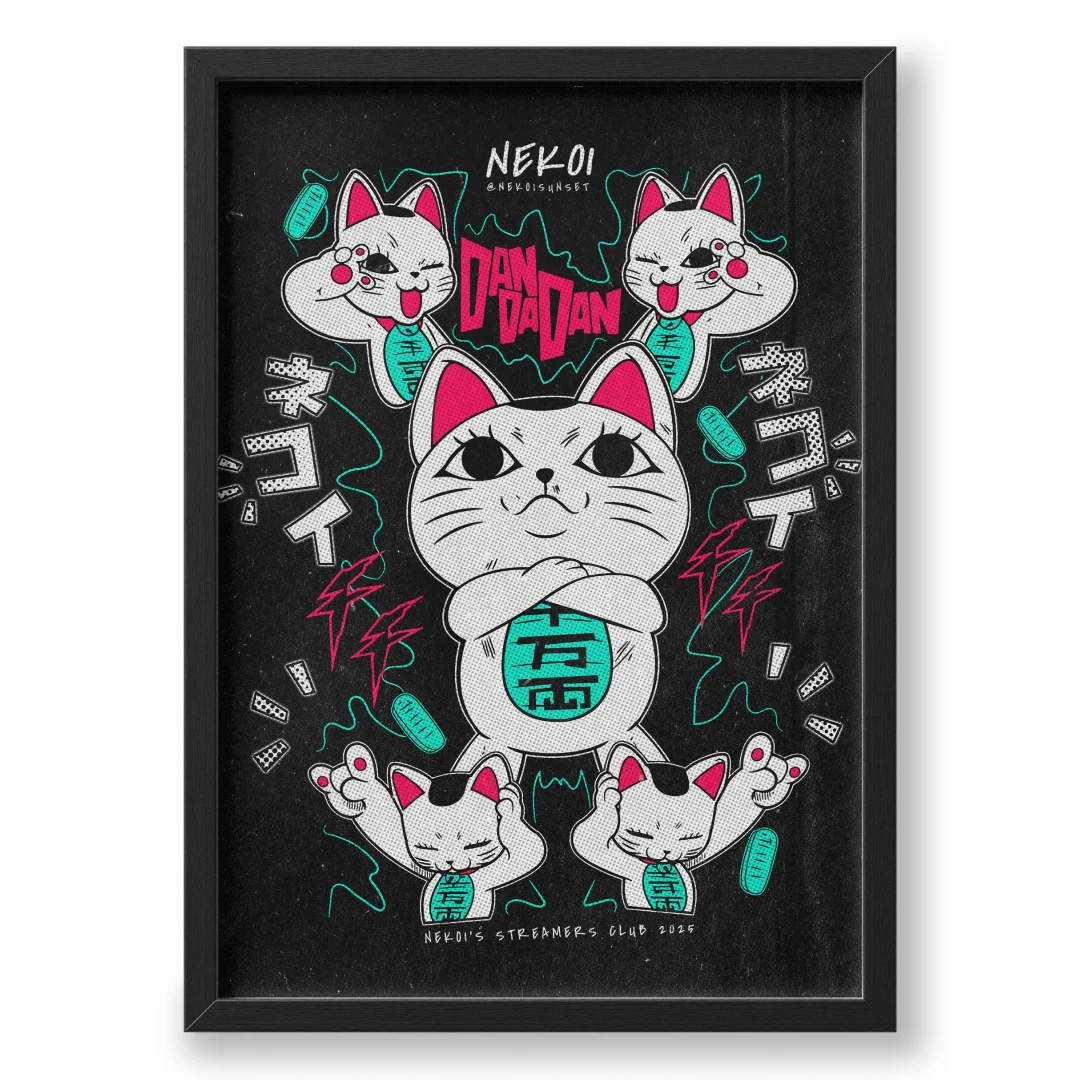Quadro A3 personalizado de Nekoi