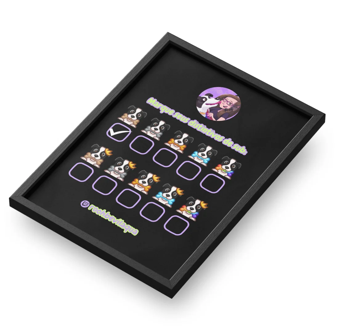 Quadro A3 personalizado de RoohBevilaqua