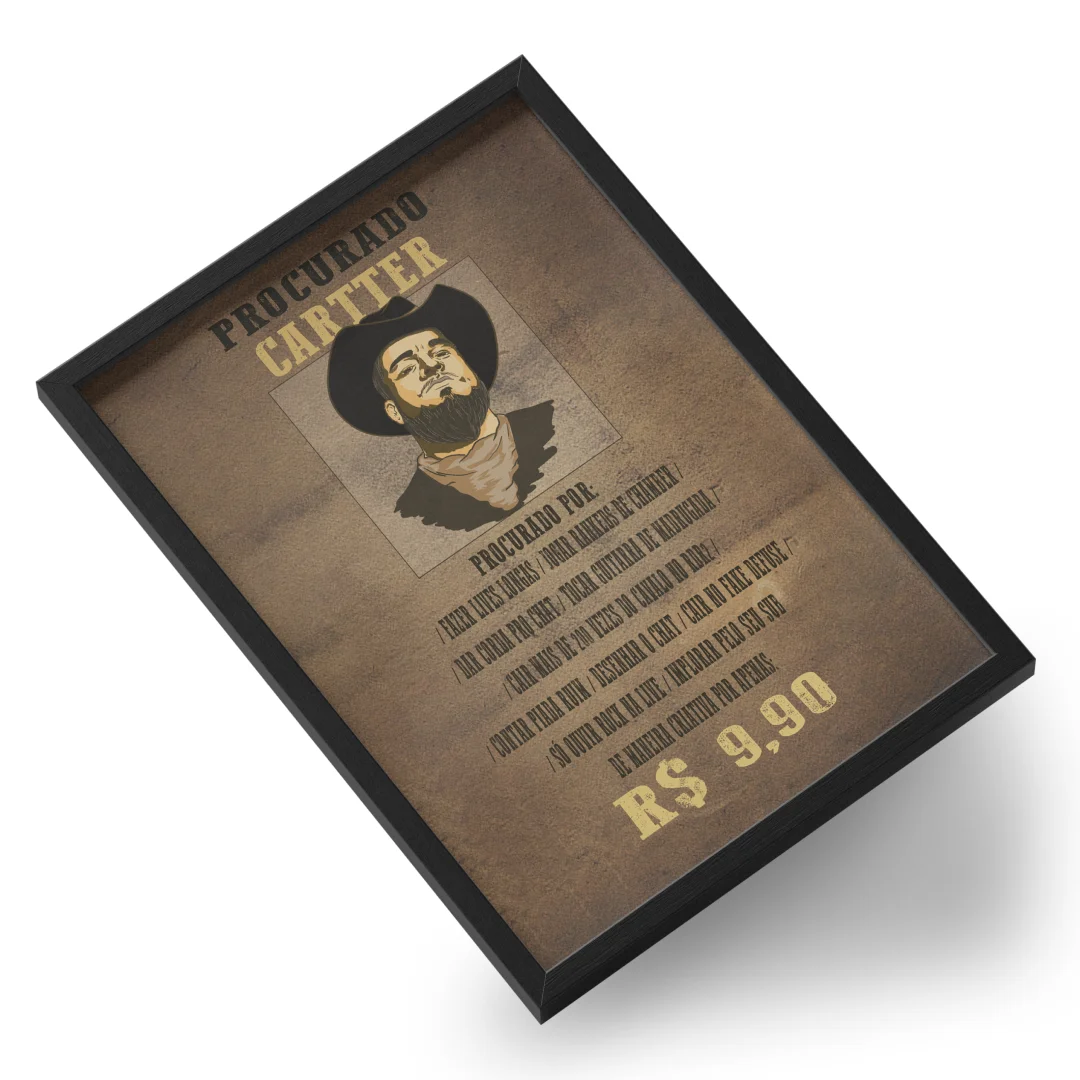 Quadro A3 personalizado de Cartter