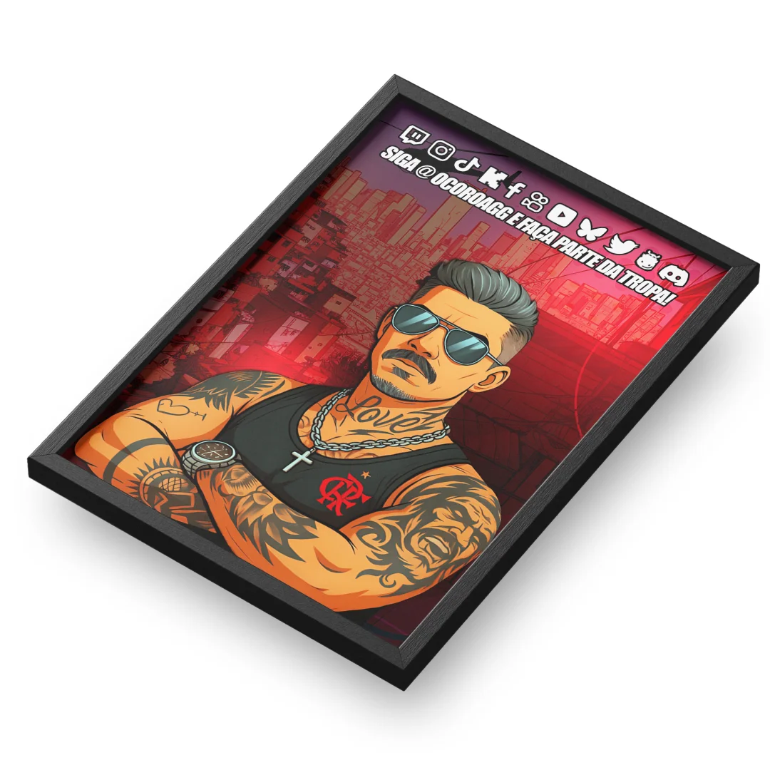 Quadro A3 personalizado de O COROA
