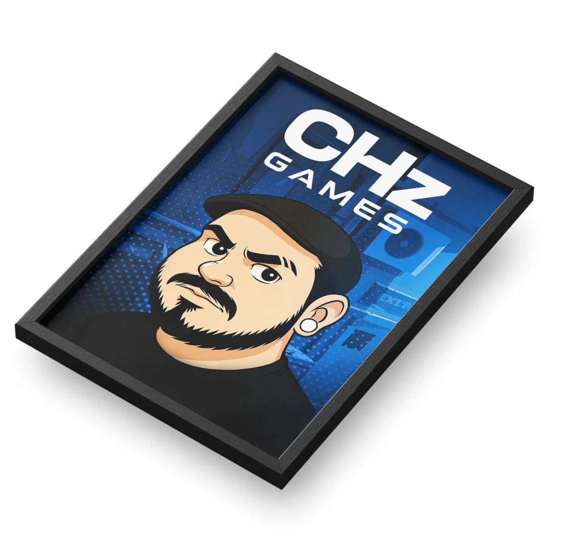 Quadro A3 personalizado de CHz Games