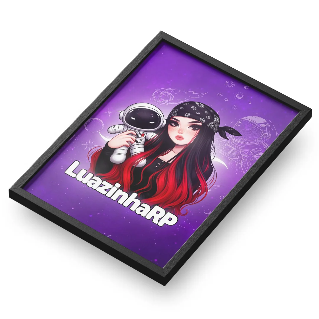Quadro A3 personalizado de Luazinharp