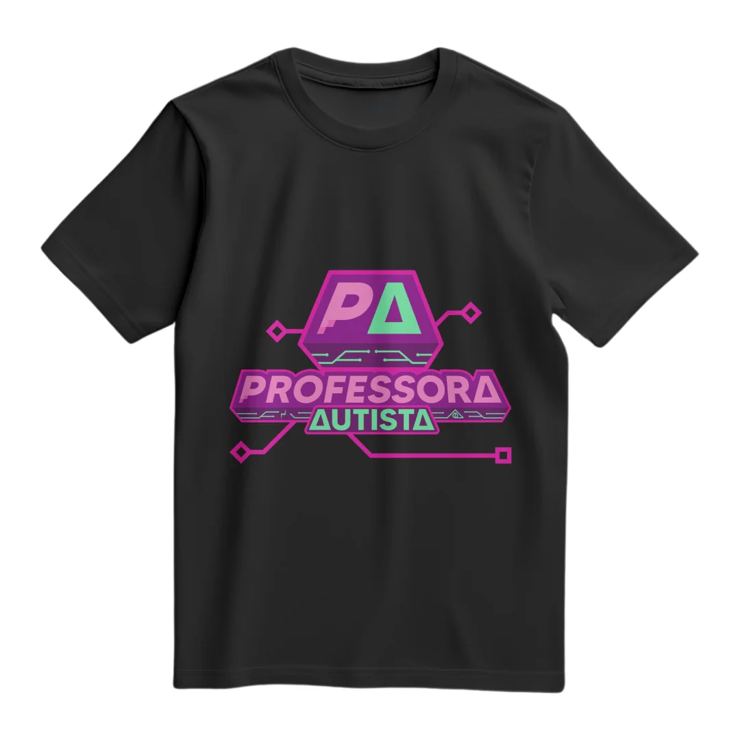 Camiseta Personalizada de Professora Autista 