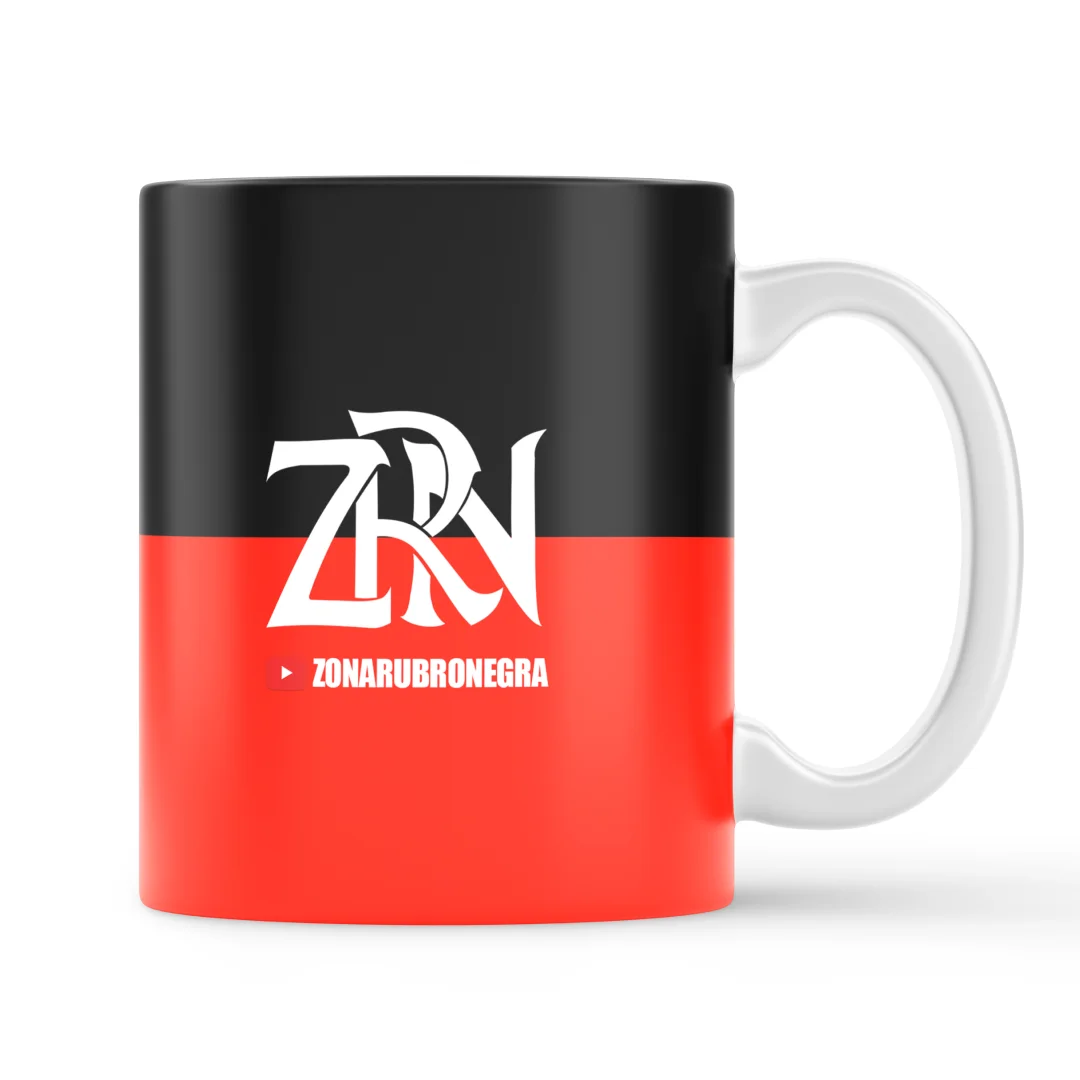 Caneca Personalizada de ZONA RUBRO NEGRA