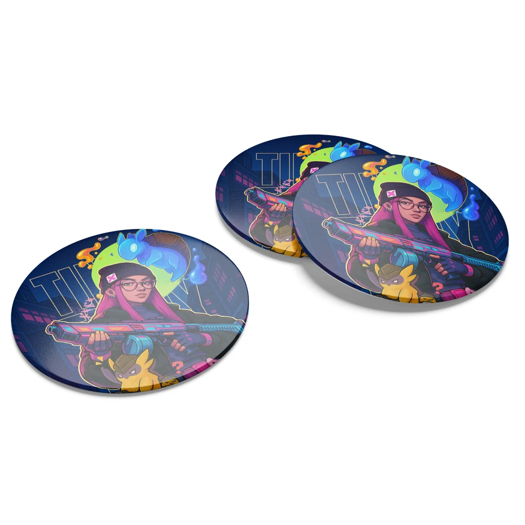 Porta-copos personalizado de Tinny Moon