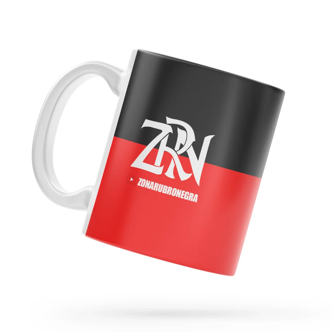 Caneca Personalizada de ZONA RUBRO NEGRA