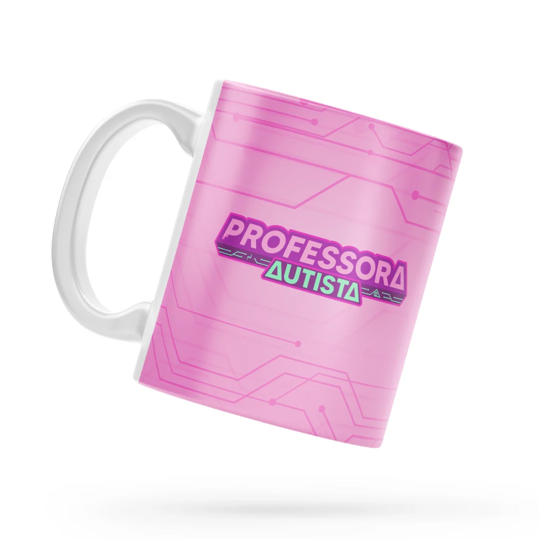 Caneca Personalizada de Professora Autista 
