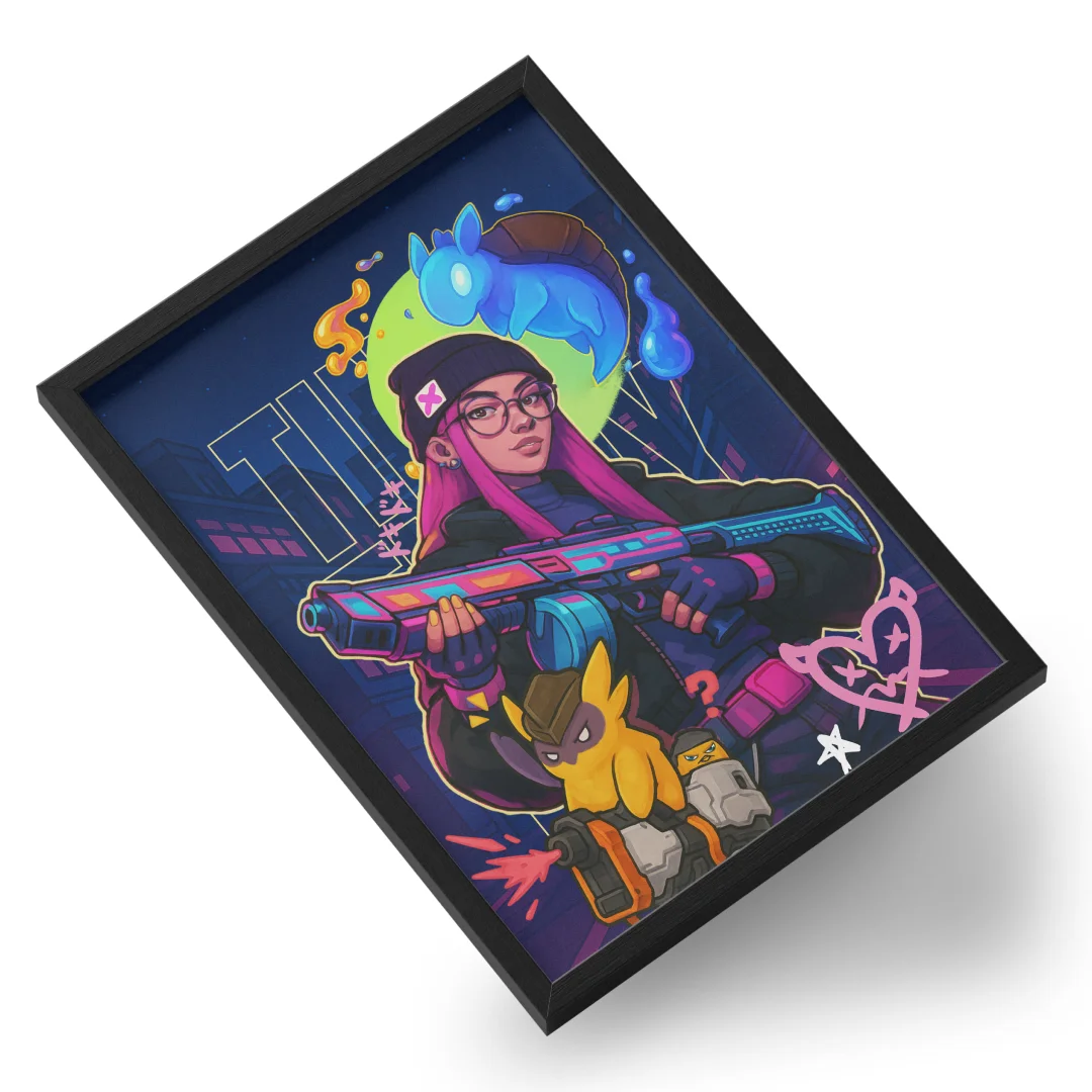 Quadro A3 personalizado de Tinny Moon