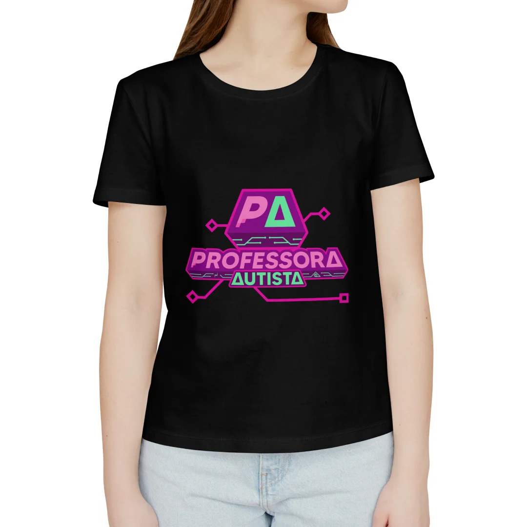 Camiseta Personalizada de Professora Autista 