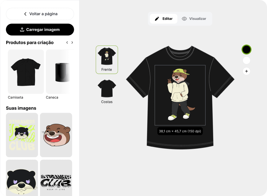 Product Creator Interface
